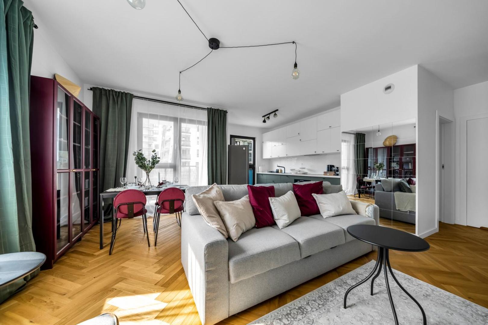 Skierniewicka - Parking, Workspace, Balcony - By Rentujemy Butas